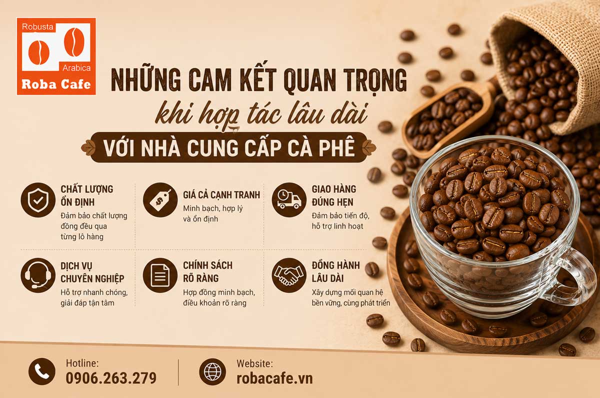 khả năng đồng hành của nhà cung cấp cà phê sỉ