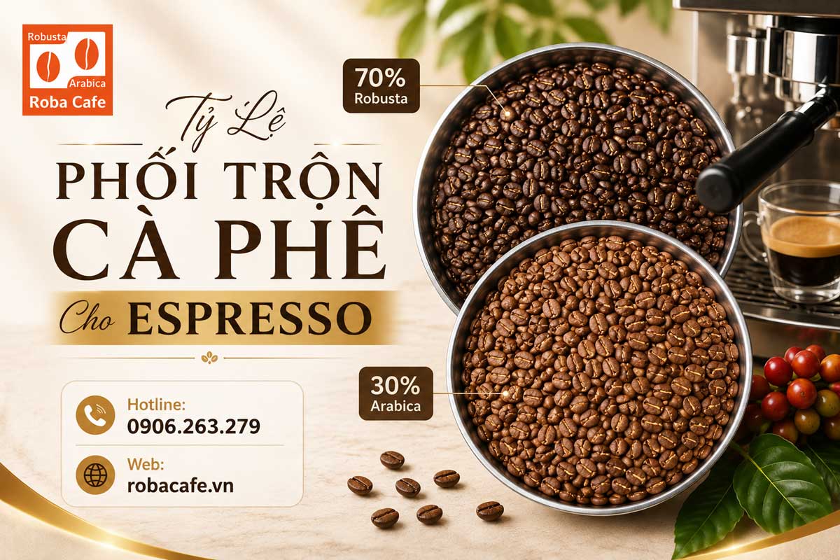 Tỷ Lệ Phối Trộn Cà Phê Cho Espresso